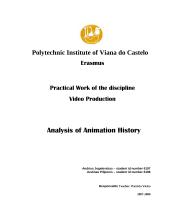 Analysis of Animation History
