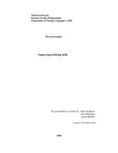 Improving studying skills