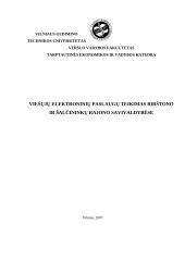 Viešųjų elektroninių paslaugų teikimas Birštono ir Šalčininkų rajono savivaldybėse