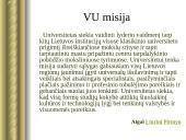 Vilniaus universitetas - istorija, misija ir faktai 5 puslapis