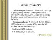 Vilniaus universitetas - istorija, misija ir faktai 7 puslapis