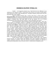 Zervynų mikrorajono fizinis-geografinis kraštotyros apibūdinimas 11 puslapis