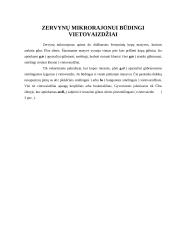 Zervynų mikrorajono fizinis-geografinis kraštotyros apibūdinimas 14 puslapis