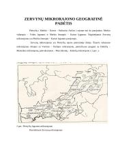 Zervynų mikrorajono fizinis-geografinis kraštotyros apibūdinimas 5 puslapis