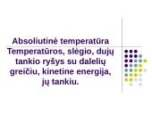Absoliutinė temperatūra