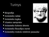 Aristotelio biografija ir mąstymas 2 puslapis