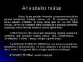 Aristotelio biografija ir mąstymas 5 puslapis