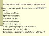 Bendravimas ir tarpusavio pažinimas 15 puslapis