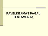 Civilinis kodeksas. Paveldėjimo teisė 9 puslapis