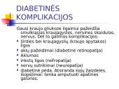 Cukrinis diabetas: problemos, požiūris, sprendimai 6 puslapis