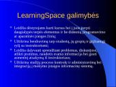 Darbas su LearningSpace 3 puslapis