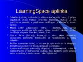 Darbas su LearningSpace 4 puslapis