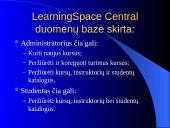 Darbas su LearningSpace 5 puslapis