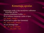 Duomenys Paskalio programavimo kalboje 16 puslapis