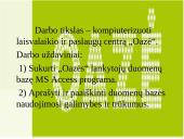 Duomenų bazė: "Oazės" 4 puslapis