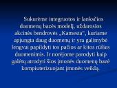 Duomenų bazė: UAB "Kamesta" 3 puslapis