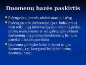 Duomenų bazė: UAB "Kamesta" 7 puslapis
