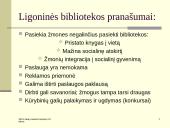 Ekstensyvi paslauga — biblioteka ligoninėje 13 puslapis