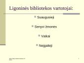Ekstensyvi paslauga — biblioteka ligoninėje 6 puslapis