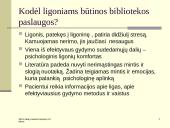 Ekstensyvi paslauga — biblioteka ligoninėje 7 puslapis