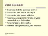 Ekstensyvi paslauga — biblioteka ligoninėje 9 puslapis