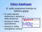 Elektroninio pašto dėžutė 3 puslapis
