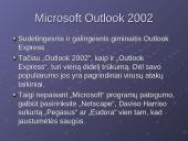 Elektroninis paštas - Outlook Express 3 puslapis