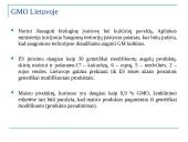 Genetiškai modifikuoti produktai ir jų poveikis sveikatai 11 puslapis