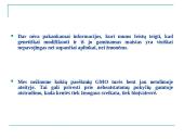 Genetiškai modifikuoti produktai ir jų poveikis sveikatai 5 puslapis