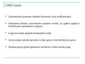 Genetiškai modifikuoti produktai ir jų poveikis sveikatai 8 puslapis