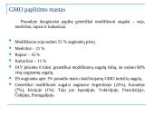 Genetiškai modifikuoti produktai ir jų poveikis sveikatai 9 puslapis