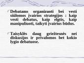 Ginčai, debatai, problematika 13 puslapis