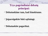 Ginčai, debatai, problematika 19 puslapis