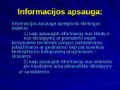Informacijos apsauga šiais laikais 3 puslapis