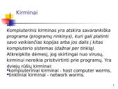 Informacinė sauga: "Kenkėjiškos" programos 17 puslapis