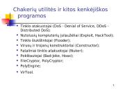 Informacinė sauga: "Kenkėjiškos" programos 18 puslapis
