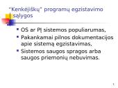 Informacinė sauga: "Kenkėjiškos" programos 3 puslapis