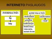 Internetas ir jo teikiamos paslaugos 5 puslapis