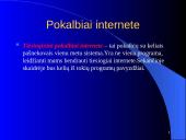 Interneto samprata, adresai, paslaugos bei pokalbiai internete 14 puslapis
