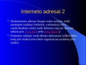 Interneto samprata, adresai, paslaugos bei pokalbiai internete 5 puslapis
