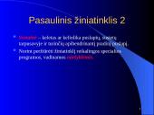 Interneto samprata, adresai, paslaugos bei pokalbiai internete 10 puslapis