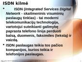 ISDN technologijos Lietuvoje 3 puslapis