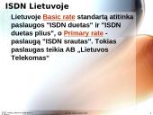 ISDN technologijos Lietuvoje 7 puslapis
