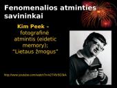Išskirtinė atmintis: privalumai ir trūkumai 12 puslapis