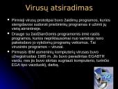 Kompiuterių virusų atsiradimas, veikimas, klasifikacija ir profilaktika 3 puslapis