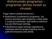 Kompiuterių virusų atsiradimas, veikimas, klasifikacija ir profilaktika 8 puslapis