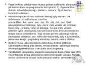 Kompiuterių virusai kaip specialios programos 9 puslapis