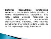 Lietuvos Respublikos (LR) tarptautinių sutarčių sudarymas 2 puslapis