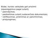 Lietuvos Respublikos (LR) tarptautinių sutarčių sudarymas 11 puslapis