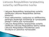 Lietuvos Respublikos (LR) tarptautinių sutarčių sudarymas 14 puslapis